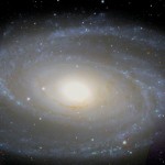 The bright spiral galaxy Messier 81