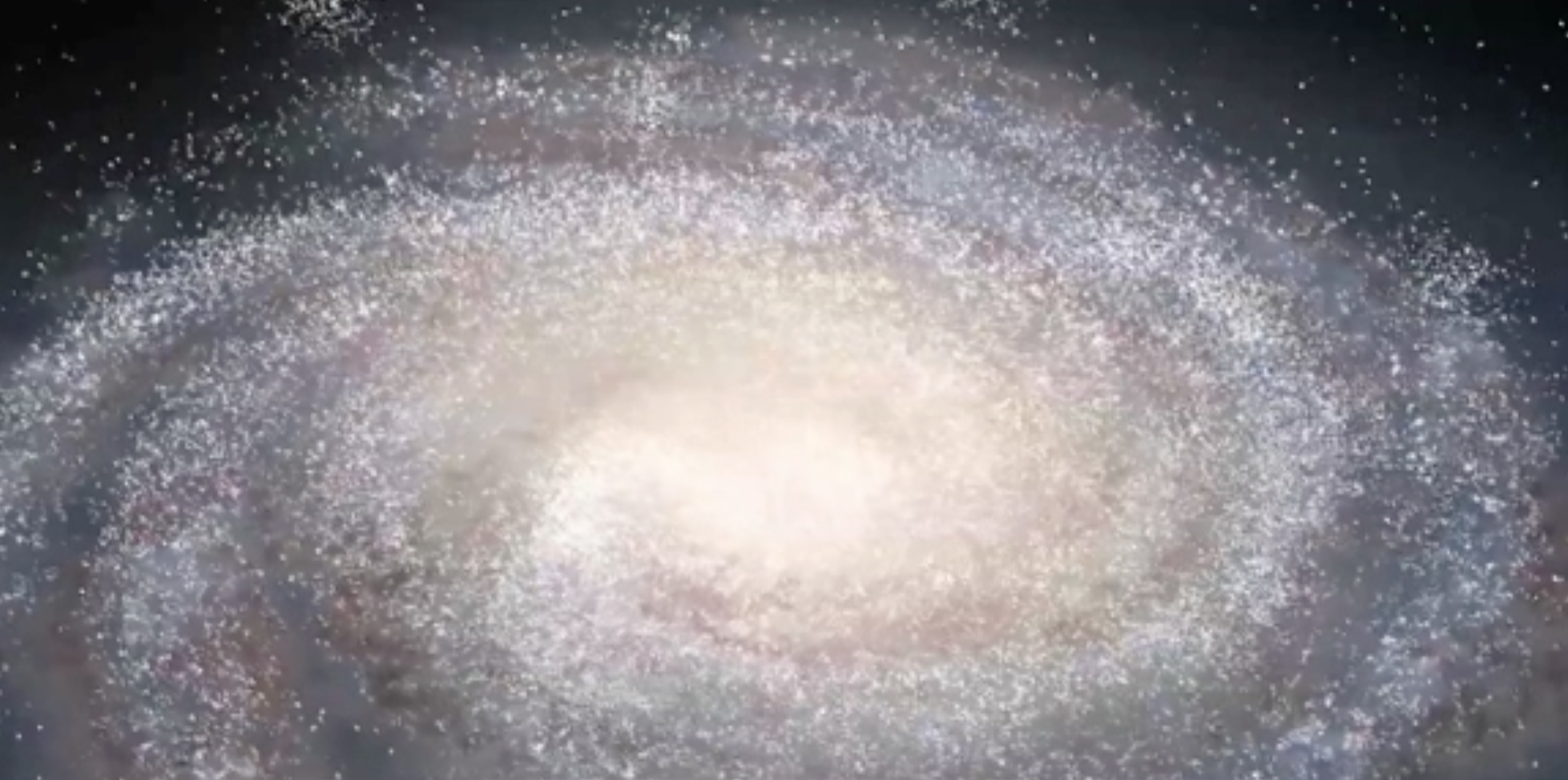 An SDSS view of the Milky Way. Each dot shows a star.