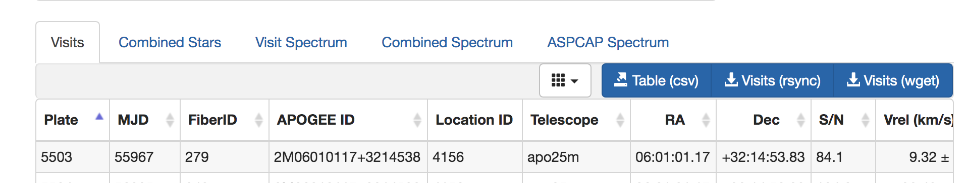 
SAW options for exploring infrared data.
