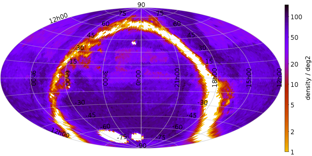 Sky map of Gaia-unWISE QSO target density